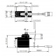 Micro servo Hitec HS-65HBM de Multiplex