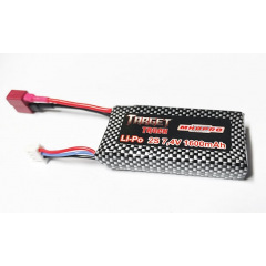 Batterie LiPo 2S 1600mAh pour Monster Truck Target Batterie LiPo 2S 1600mAh pour Monster Truck Target
