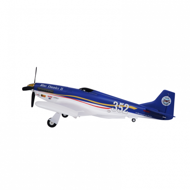 Avion P51D Blue Thunder II 1100mm PNP kit w/ reflex de FMS