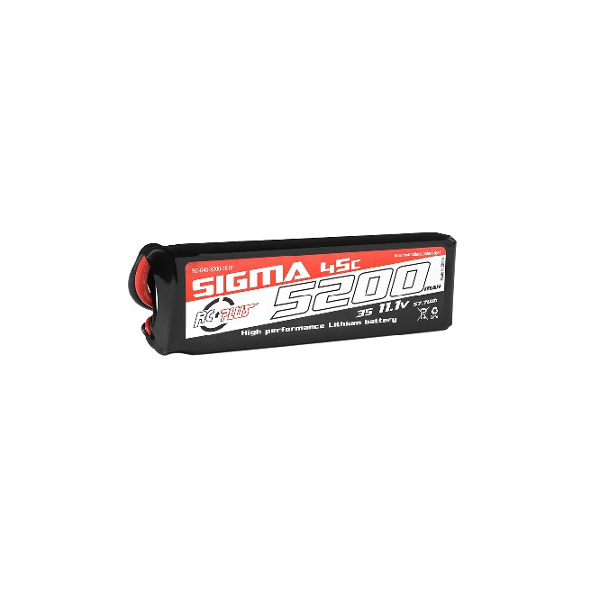 Batteries LiPo Sigma 45C de 2 à 4S