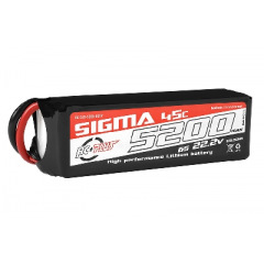 Batteries LiPo Sigma 45C de 2 à 4S Batteries LiPo Sigma 45C de 2 à 4S