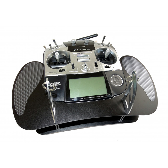 Pupitres pour radio Futaba T16IZ, T16SZ, T18SZ et T14SG - AHL - Noir/carbone