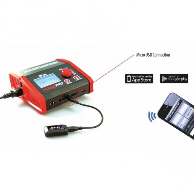 Module Dongle Bluetooth pour chargeur Hitec RDX2 PRO _ R-Models