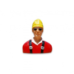 Bustes de pilotes pour modèles réduits, Hauteur ≃ 8cm - largeur ≃ 7cm Bustes de pilotes pour modèles réduits, Hauteur ≃ 8cm - largeur ≃ 7cm