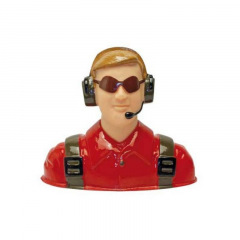 Bustes de pilotes Hauteur ≃ 15cm pour modèles réduits