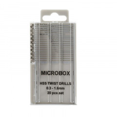 Coffret de 20 mèches HSS de 0,3 à 1,6 mm - Bravo Handtools Coffret de 20 mèches HSS de 0,3 à 1,6 mm - Bravo Handtools