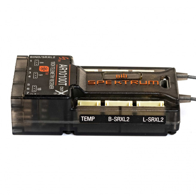 Récepteur télémétrique Spektrum AR10100T DSMX 10 Voies Récepteur télémétrique Spektrum AR10100T DSMX 10 Voies