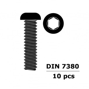 Vis acier tête ronde 6 pans creux Vis acier tête ronde 6 pans creux