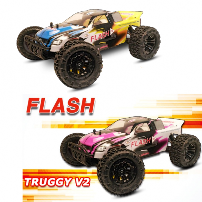 MHDPRo - Voiture RC électrique Truggy Flash 1/10 RTR MHD3S _ R-Models