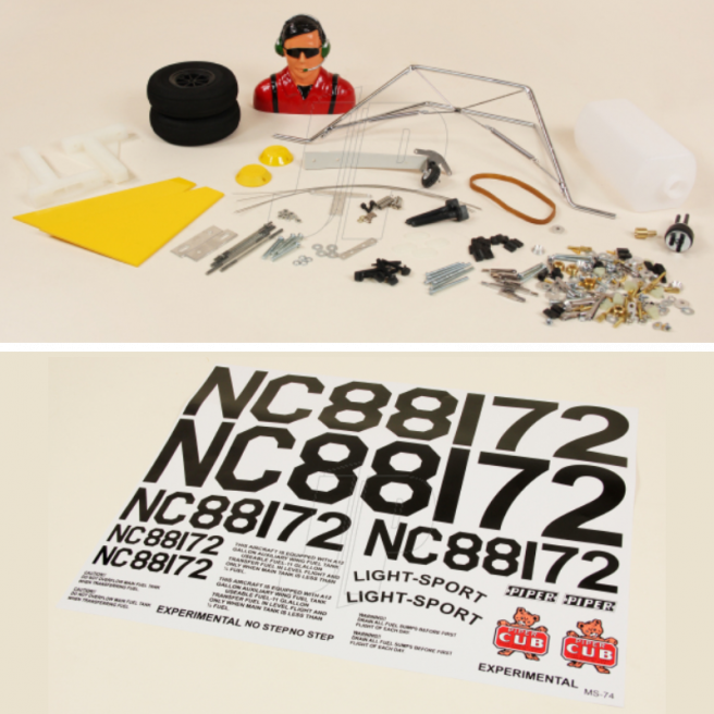 Avion Piper Cub 75-91 ARF 2000mm - Seagull Avion Piper Cub 75-91 ARF 2000mm - Seagull