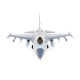 Jet F-16 Falcon 80mm EDF BNF Basic SAFE de E-Flite