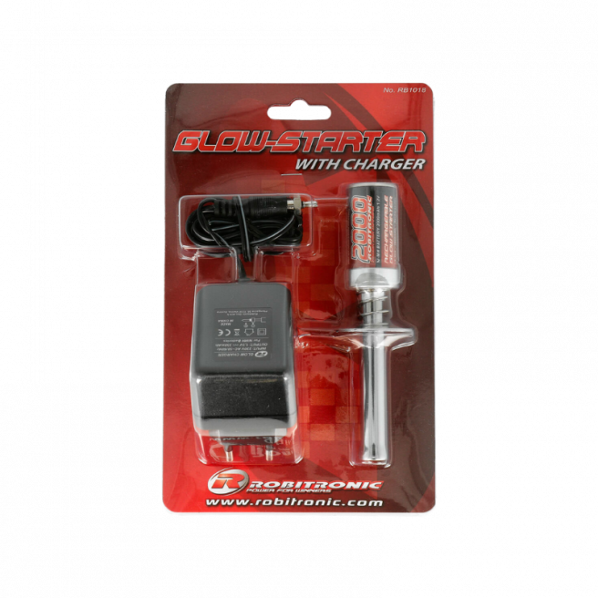 Chauffe bougie avec accu NiMH 2000 mAh - Robitronic
