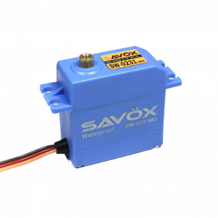 Servo standard Numérique Savöx SW-0231MG - Waterproof Servo standard Numérique Savöx SW-0231MG - Waterproof