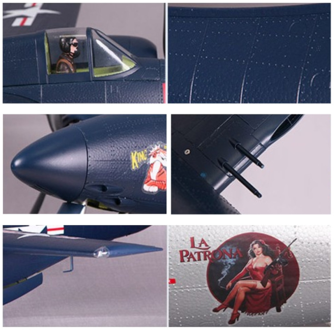 Avion F7F Tigercat Blue PNP de FMS – Env :1700 mm Avion F7F Tigercat Blue PNP de FMS – Env :1700 mm