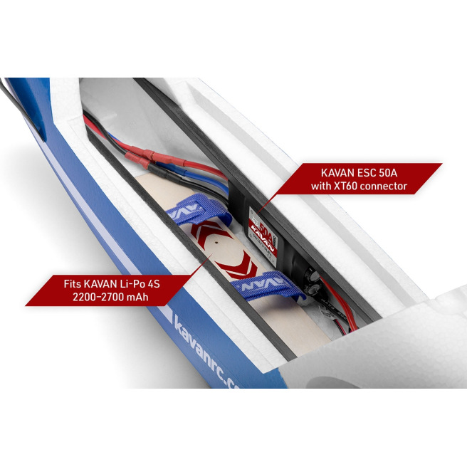 Planeur Swift S-1 2400mm ARF équipé - KAVAN Planeur Swift S-1 2400mm ARF équipé - KAVAN
