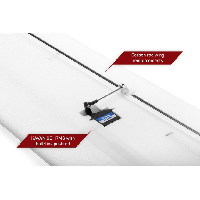 Planeur Swift S-1 2400mm ARF équipé - KAVAN Planeur Swift S-1 2400mm ARF équipé - KAVAN