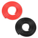 Câbles siliconés Rouge / Noir 1 mètre  - Revtec