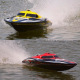 Bateaux Alpha BL 1m RTS Rouge / Jaune + MHD3S de Joysway