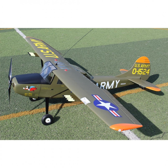 Avion Cessna L-19A Bird Dog "Old Dog, New Tricks" 35-40cc ARF de Seagull Avion Cessna L-19A Bird Dog "Old Dog, New Tricks" 35-40cc ARF de Seagull