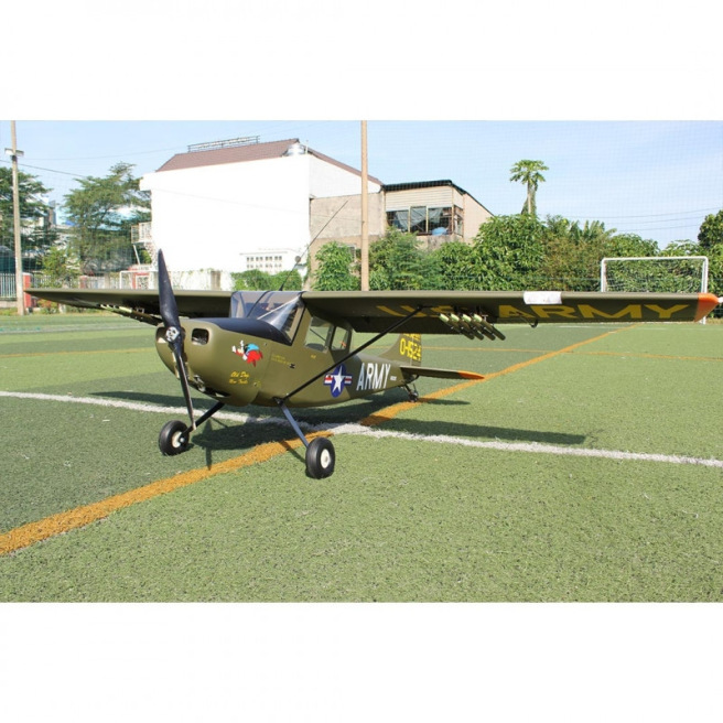 Avion Cessna L-19A Bird Dog "Old Dog, New Tricks" 35-40cc ARF de Seagull Avion Cessna L-19A Bird Dog "Old Dog, New Tricks" 35-40cc ARF de Seagull