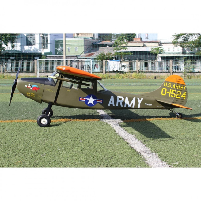 Avion Cessna L-19A Bird Dog "Old Dog, New Tricks" 35-40cc ARF de Seagull Avion Cessna L-19A Bird Dog "Old Dog, New Tricks" 35-40cc ARF de Seagull