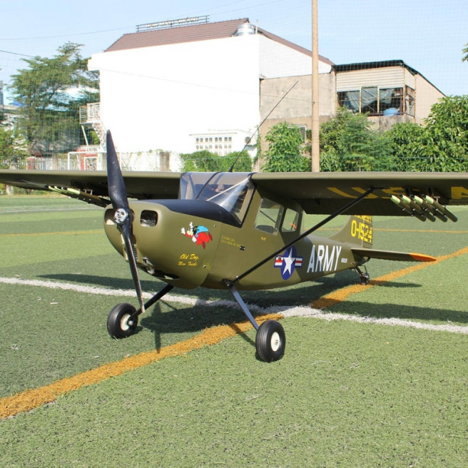 Avion Cessna L-19A Bird Dog "Old Dog, New Tricks" 35-40cc ARF de Seagull Avion Cessna L-19A Bird Dog "Old Dog, New Tricks" 35-40cc ARF de Seagull