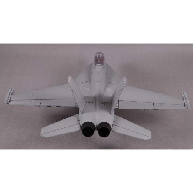Jet 70mm EDF F/A-18F Super hornet 1/7 PNP Gris kit w/ reflex system de RocHobby