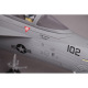 Jet 70mm EDF F/A-18F Super hornet 1/7 PNP Gris kit w/ reflex system de RocHobby