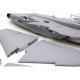 Jet 70mm EDF F/A-18F Super hornet 1/7 PNP Gris kit w/ reflex system de RocHobby