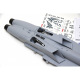 Jet 70mm EDF F/A-18F Super hornet 1/7 PNP Gris kit w/ reflex system de RocHobby