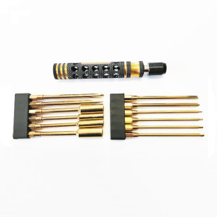 Tournevis 12 en 1 en titane - A2Pro Tournevis 12 en 1 en titane - A2Pro