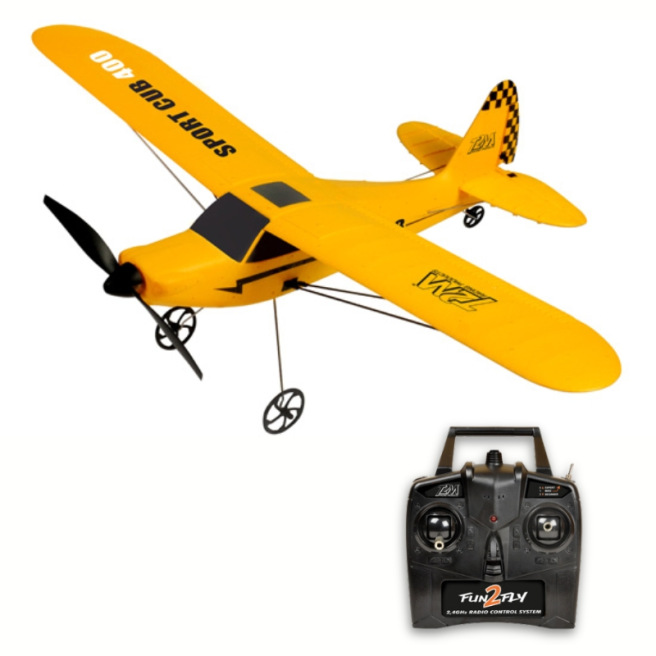 Avion Sport Cub 400 + radio Fun2Fly de T2M