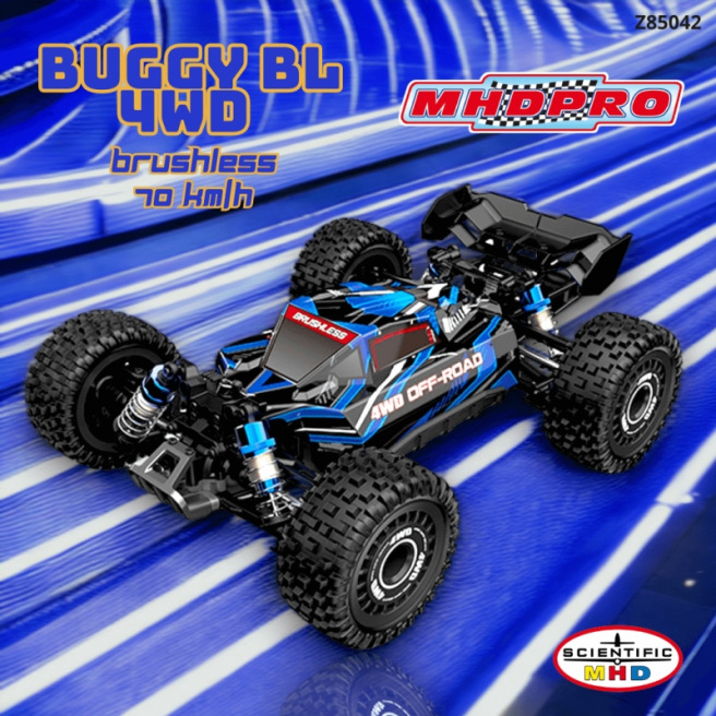 Voitures Mini MHD Stinger BL Buggy Monster Truggy 4WD 1/16