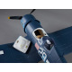 Avion F4U Corsair Bleu Mini Warbird Série kit PNP 750mm de Derbee