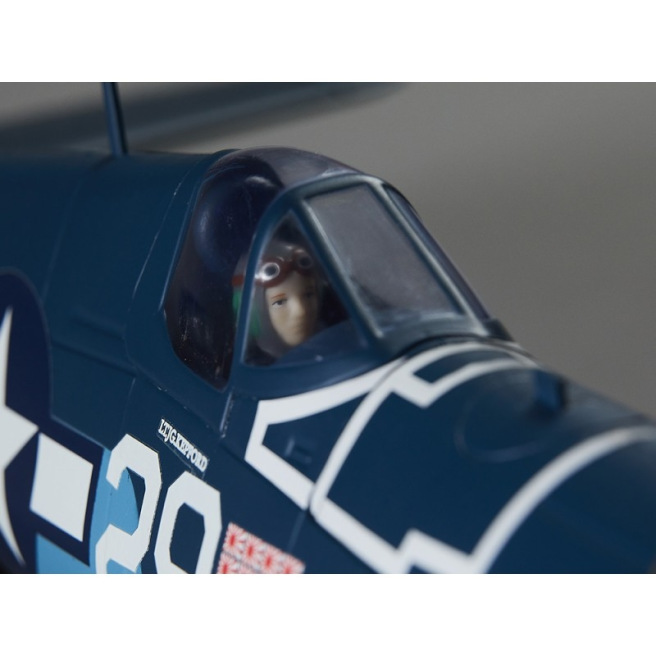 Avion F4U Corsair Bleu Mini Warbird Série kit PNP 750mm de Derbee Avion F4U Corsair Bleu Mini Warbird Série kit PNP 750mm de Derbee