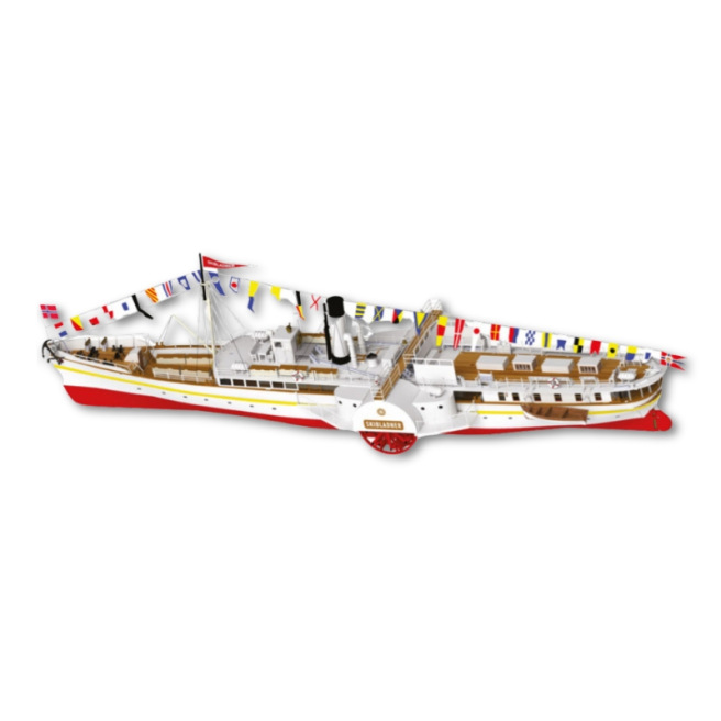 Bateau à roues à vapeur D/S Skibladner Sidewheel Steamer 1 :60 Kit de Modell-Tec