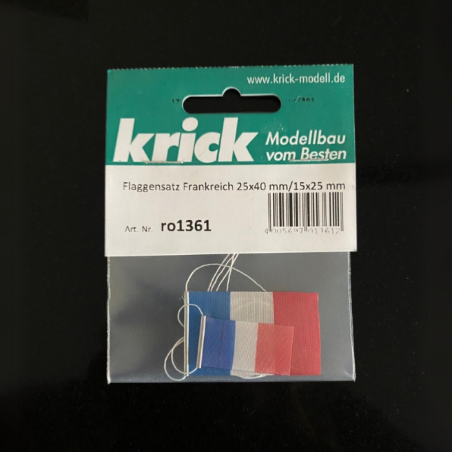 Drapeaux Belgique et France 25x40 mm + 15x25 mm - Romarin by Krick Drapeaux Belgique et France 25x40 mm + 15x25 mm - Romarin by Krick