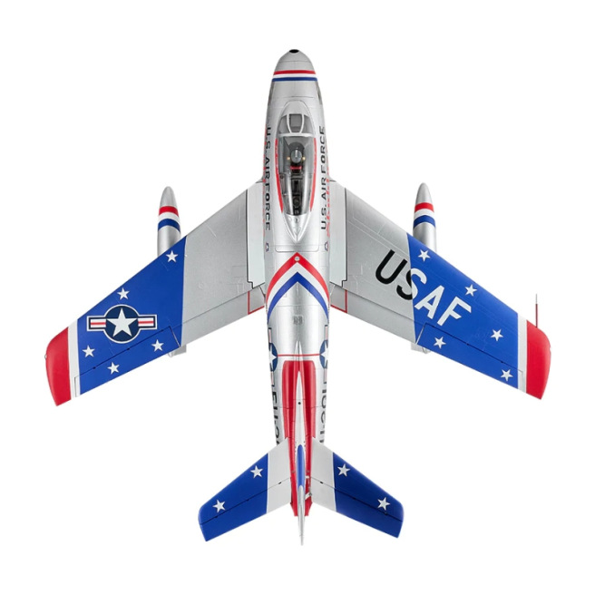 Jet 80mm EDF F-86 "Skyblazer" & "The Hulf" 1/10 PNP kit de FMS