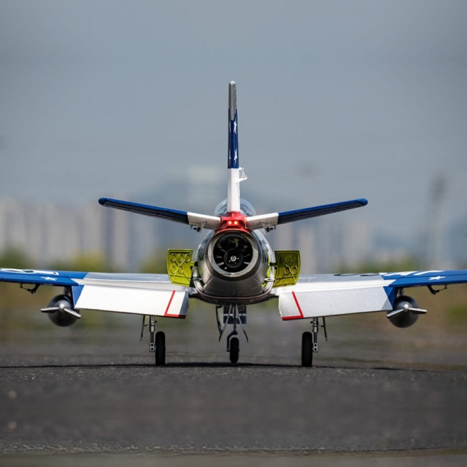 Jet 80mm EDF F-86 "Skyblazer" & "The Hulf" 1/10 PNP kit de FMS