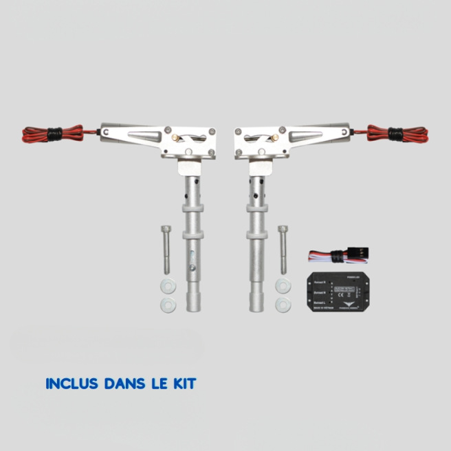 Avion Phoenix Spitfire GP/EP 140cm ARF avec train d’atterrissage rétractable de D-Power