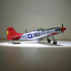 Avion P51 Mustang GP/EP ARF 141cm avec train d’atterrissage rétractable de Phoenix Model