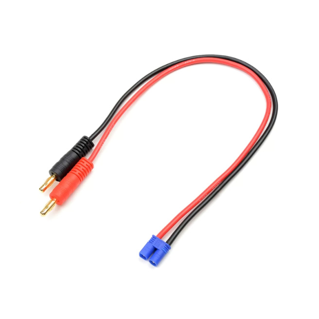 Cordon de charge 14AWG avec connecteur EC-2 - Câble silicone 30cm - Revtec