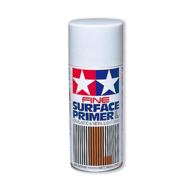Primer enduit de surfaces fin Gris clair 180 ml - Tamiya