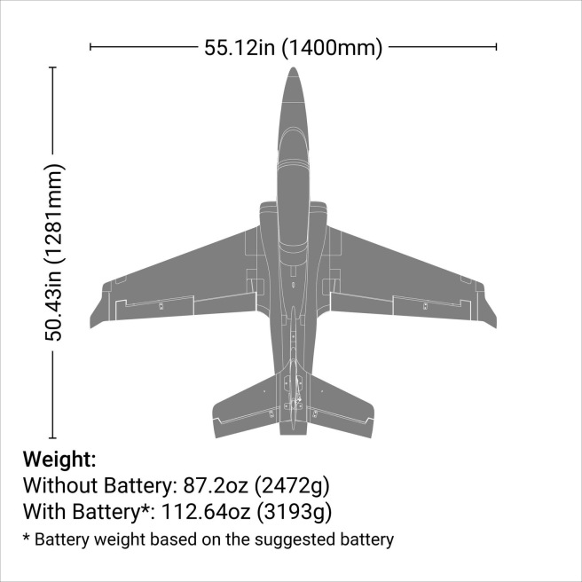 Jet Viper 90mm EDF BNF Basic avec AS3X et SAFE de E-Flite