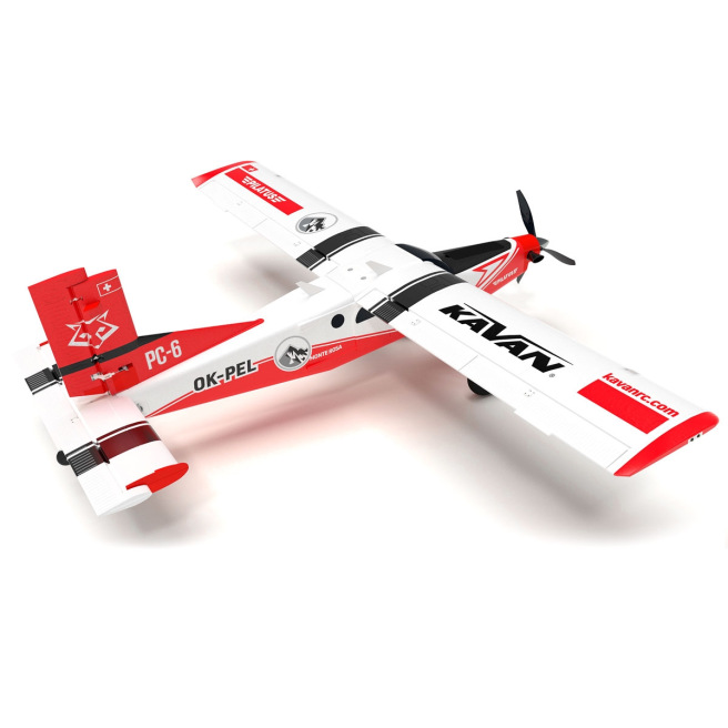 Pilatus PC-6 Porter 1500mm ARF KAVAN - Rouge