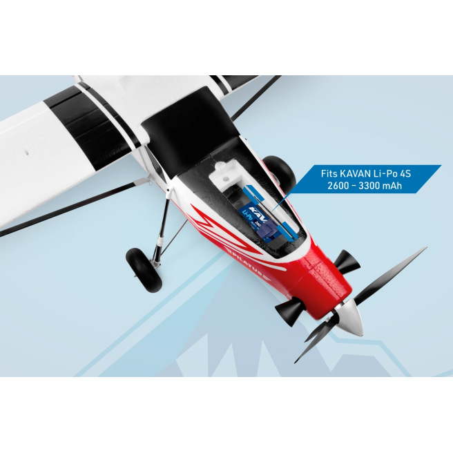 Pilatus PC-6 Porter 1500mm ARF KAVAN - Rouge