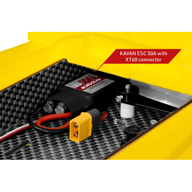 Avion Bristell B23 1600mm ARF Jaune Kavan