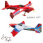 Avion Laser 67" RxR (PNP) de Extreme Flight - Rouge/Blanc ou Blanc/Bleu/Rouge