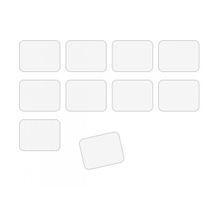 Charnière 20 x 25mm à  coller 10pcs - Pichler Charnière 20 x 25mm à  coller 10pcs - Pichler