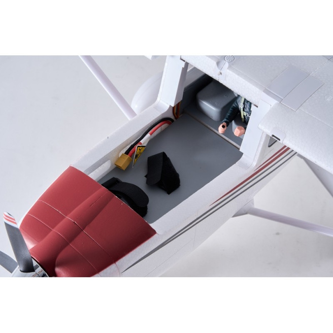 Avion  Cessna 182 1/7 1500mm PNP kit Rouge Bleu de FMS